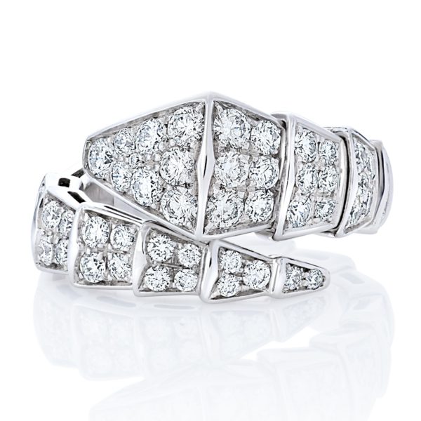 BVLGARI Pave Serpenti Ring