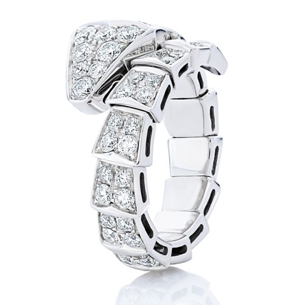 BVLGARI Pave Serpenti Ring - Image 2
