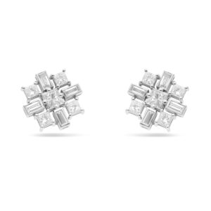 Yamron Collection 18K White Gold Diamond Cluster Earrings